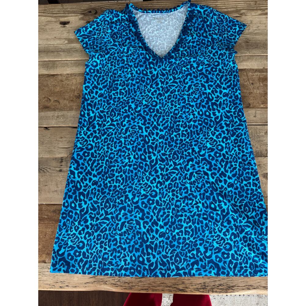 Lilly Pulitzer Oyster Bay Navy X-LARGE  Etta Short Sleeve Dress